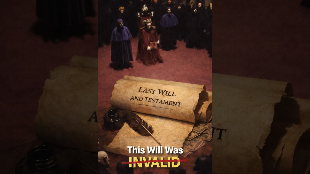A Will Written in Calligraphy on Parchment Paper With a Wax Seal. It Was Worthless. Florida § 732.502