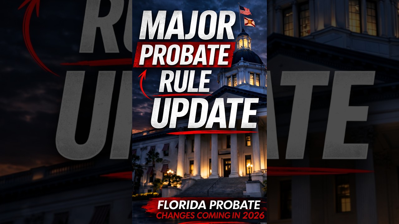 Florida Probate Law May Be About to Change in a Big Way — What You Need to Know