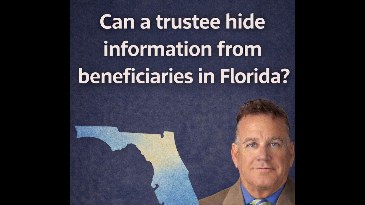 Your Trustee Won’t Show You Documents? That’s Already a Violation of Florida Law