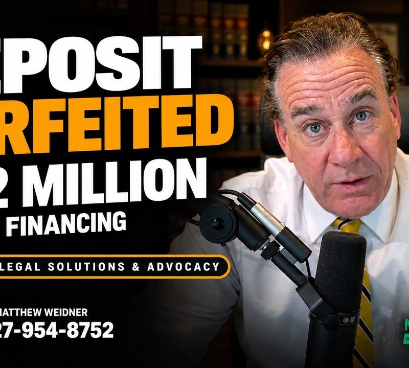Partner Signed Away Seller Financing: $7.2M in Deposits Lost (HLLND v. 2500 Receiver)