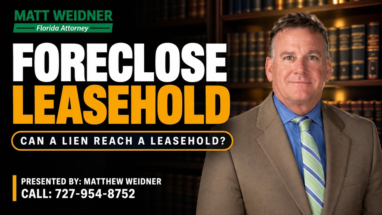 Watch on YouTube: π Can You Foreclose a Construction Lien on a Leasehold? The Appellee's Brief Says Yes