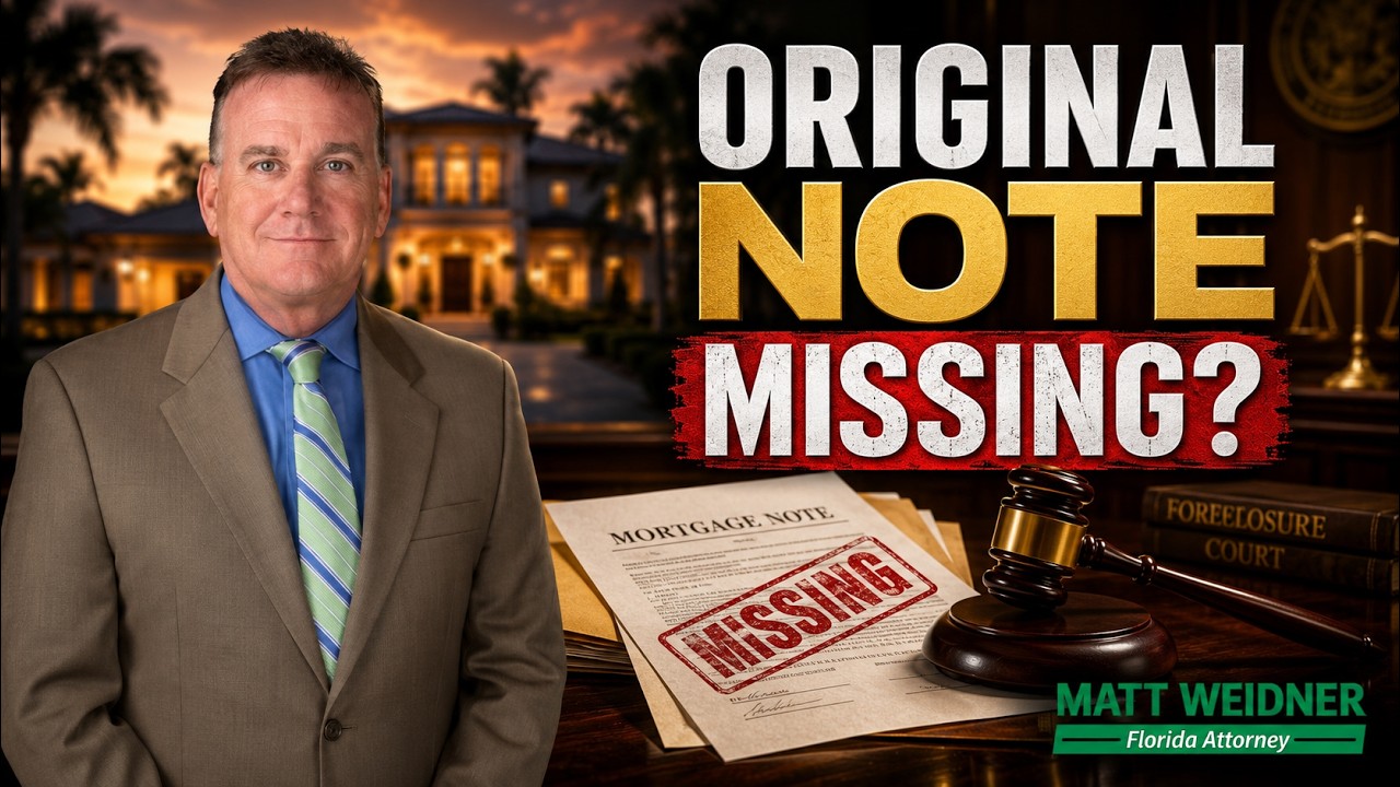 Can a Bank Foreclose Without Filing the Original Note? (Sanchez v. Bank of New York)