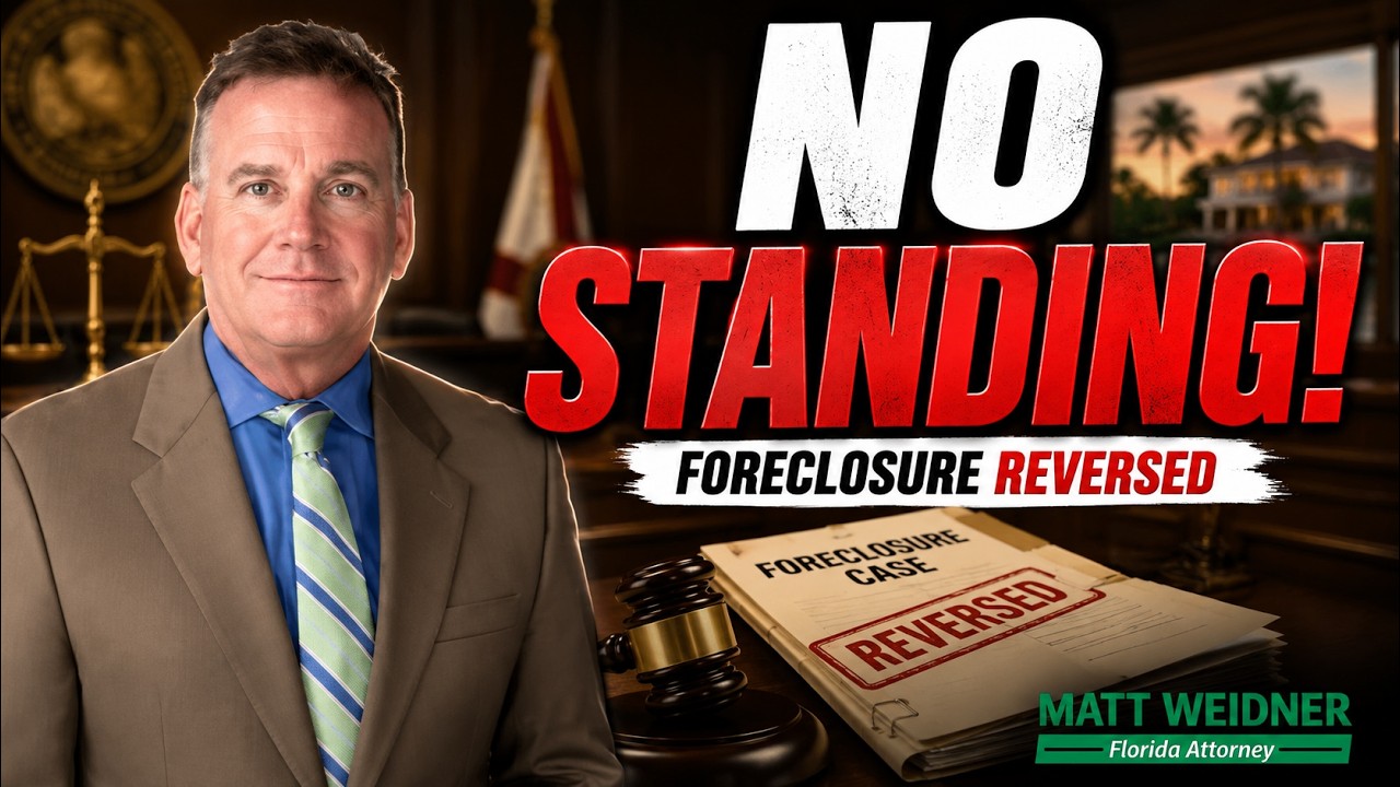 Foreclosure Standing on Appeal in Florida: Watch the Arguments Over Who Owns the Note
