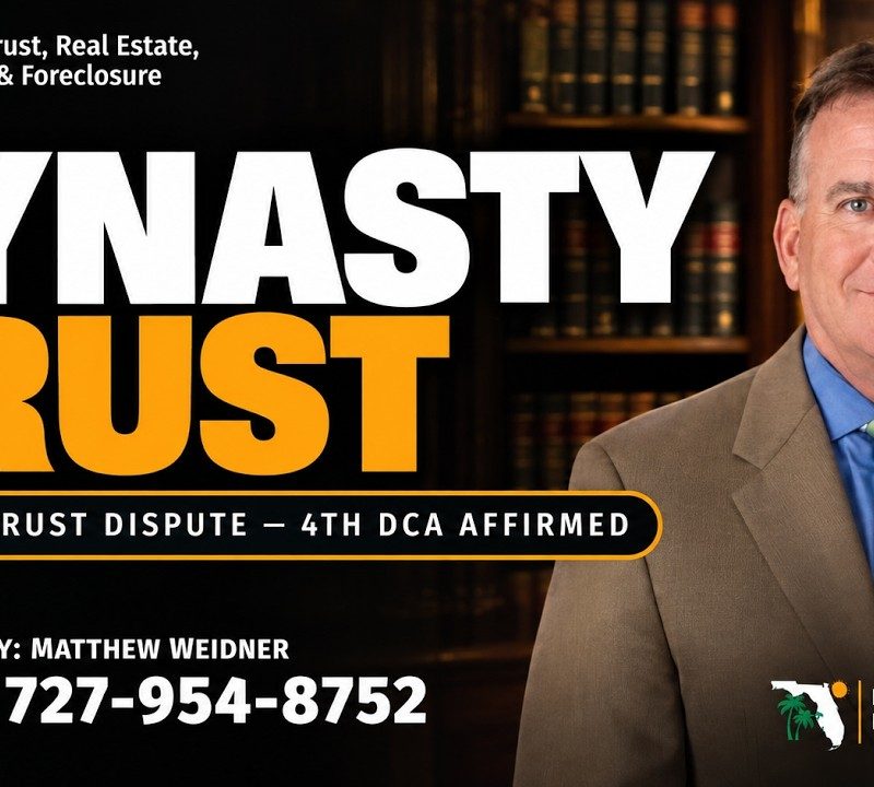Inside a Florida Dynasty Trust Dispute — Affirmed at the 4th DCA
