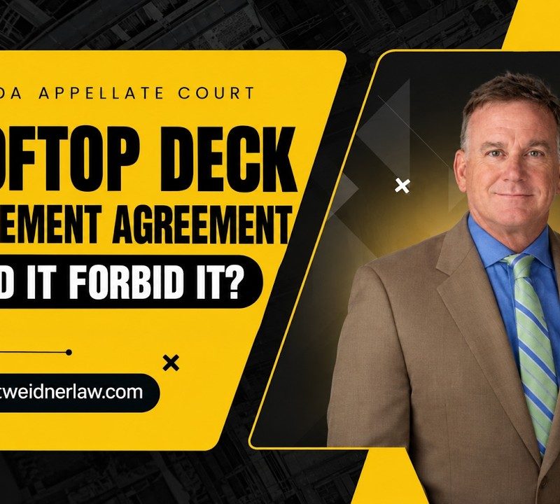 Does a Neighbors' Settlement Agreement Bind a Later Condo Buyer? (Sunset Island v. Palau)