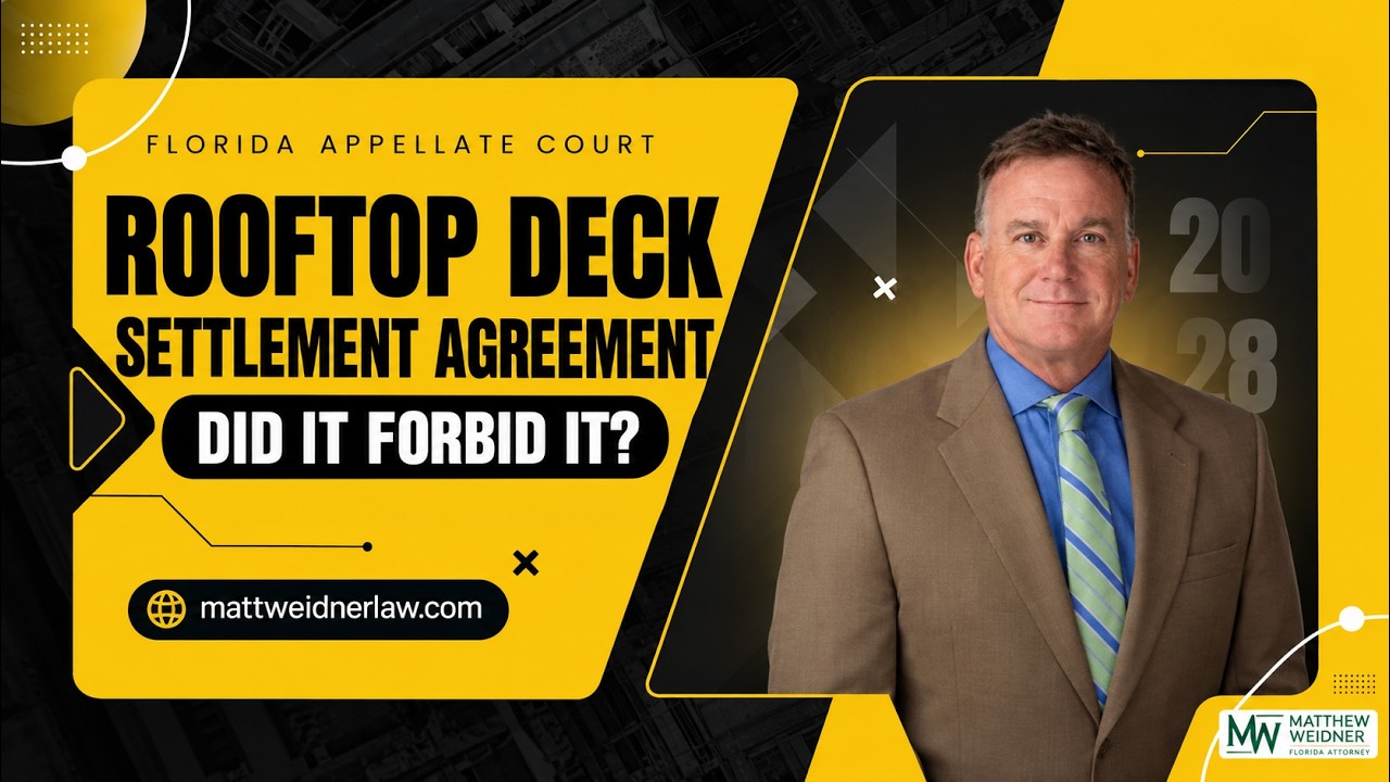 Does a Neighbors’ Settlement Agreement Bind a Later Condo Buyer? (Sunset Island v. Palau)