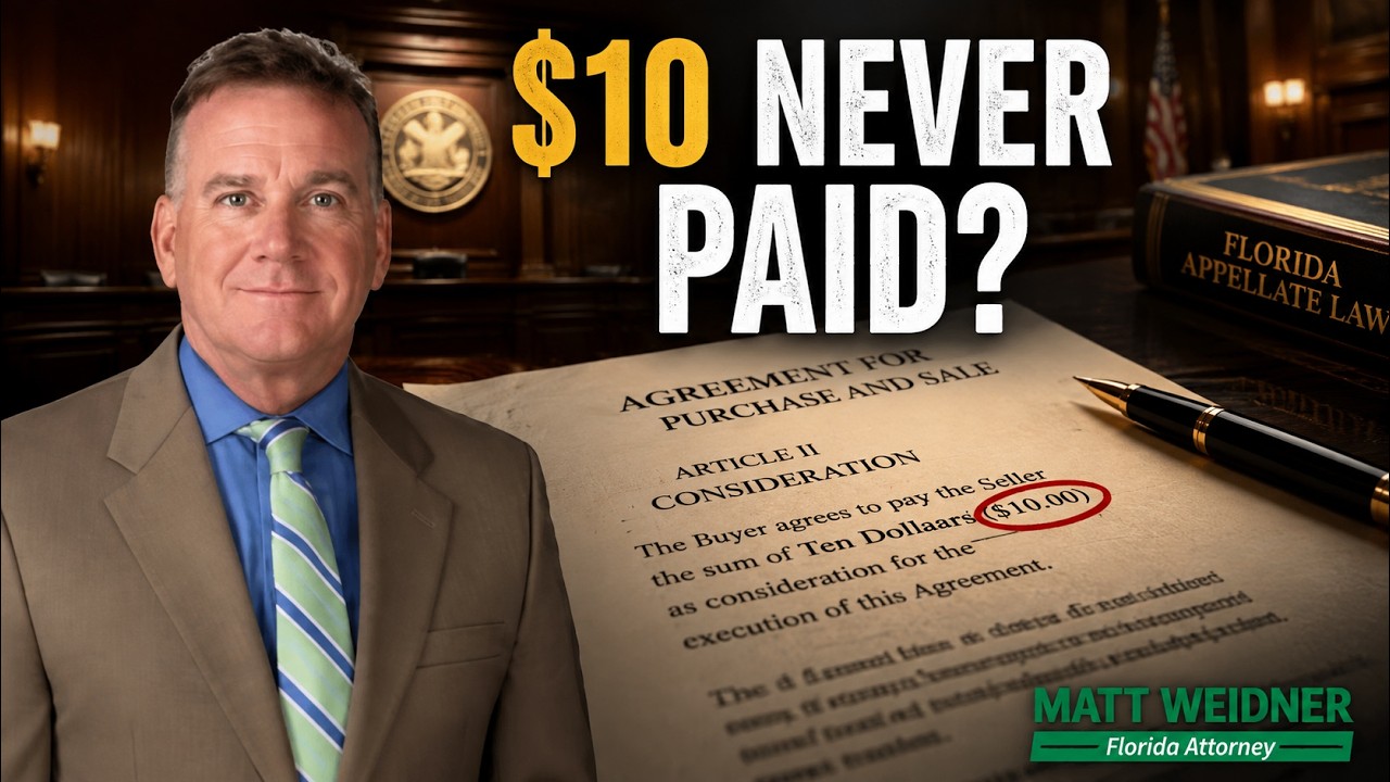 $10 Recited but Never Paid: Can You Rescind the Deal? (Weiss v. MSR Partners)
