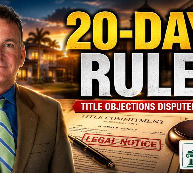 When Does the 20-Day Title Objection Deadline Start? (ATS Residential v. Arthur)