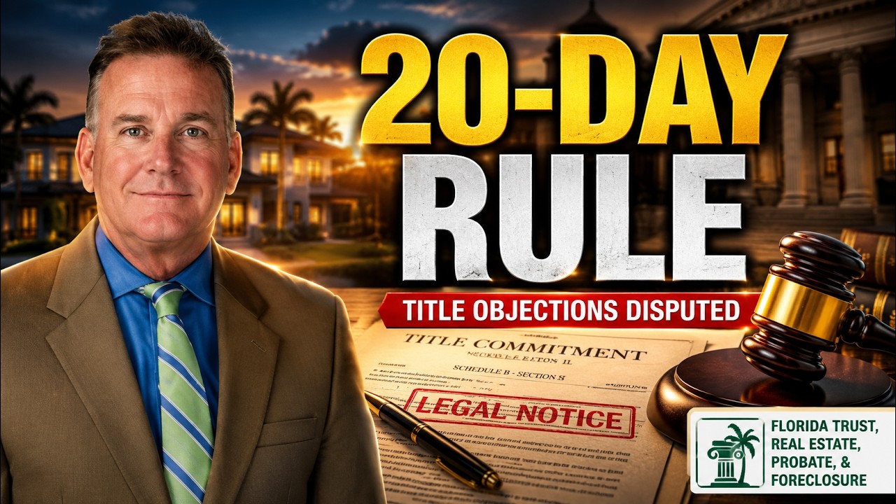When Does the 20-Day Title Objection Deadline Start? (ATS Residential v. Arthur)